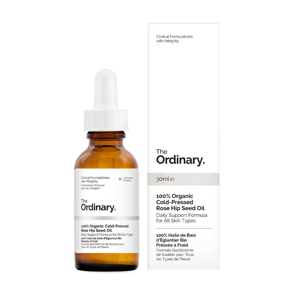 The Ordinary 100% Organic Cold-Pressed Rose Hip Seed Oil 30ml (Hydrates and supports healthy skin)