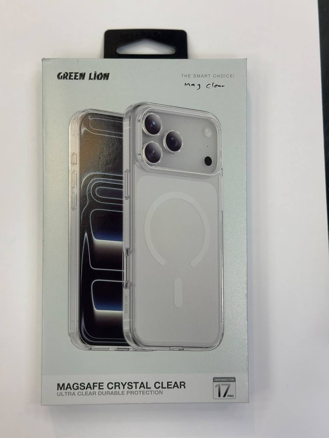Green Lion MagSafe Crystal Clear Case - iPhone 17 Pro