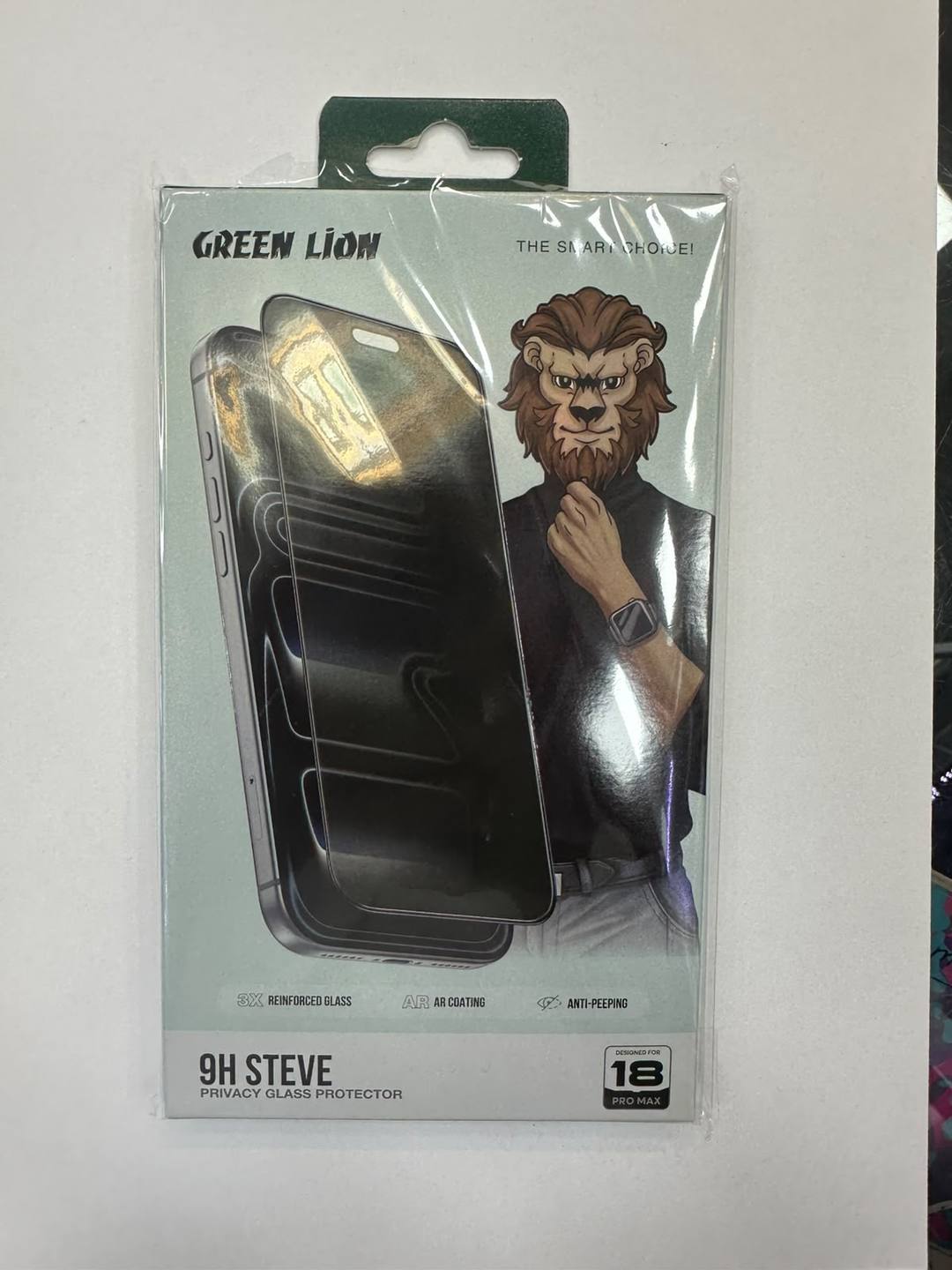 Green Lion Privacy Tempered 18 Pro Max