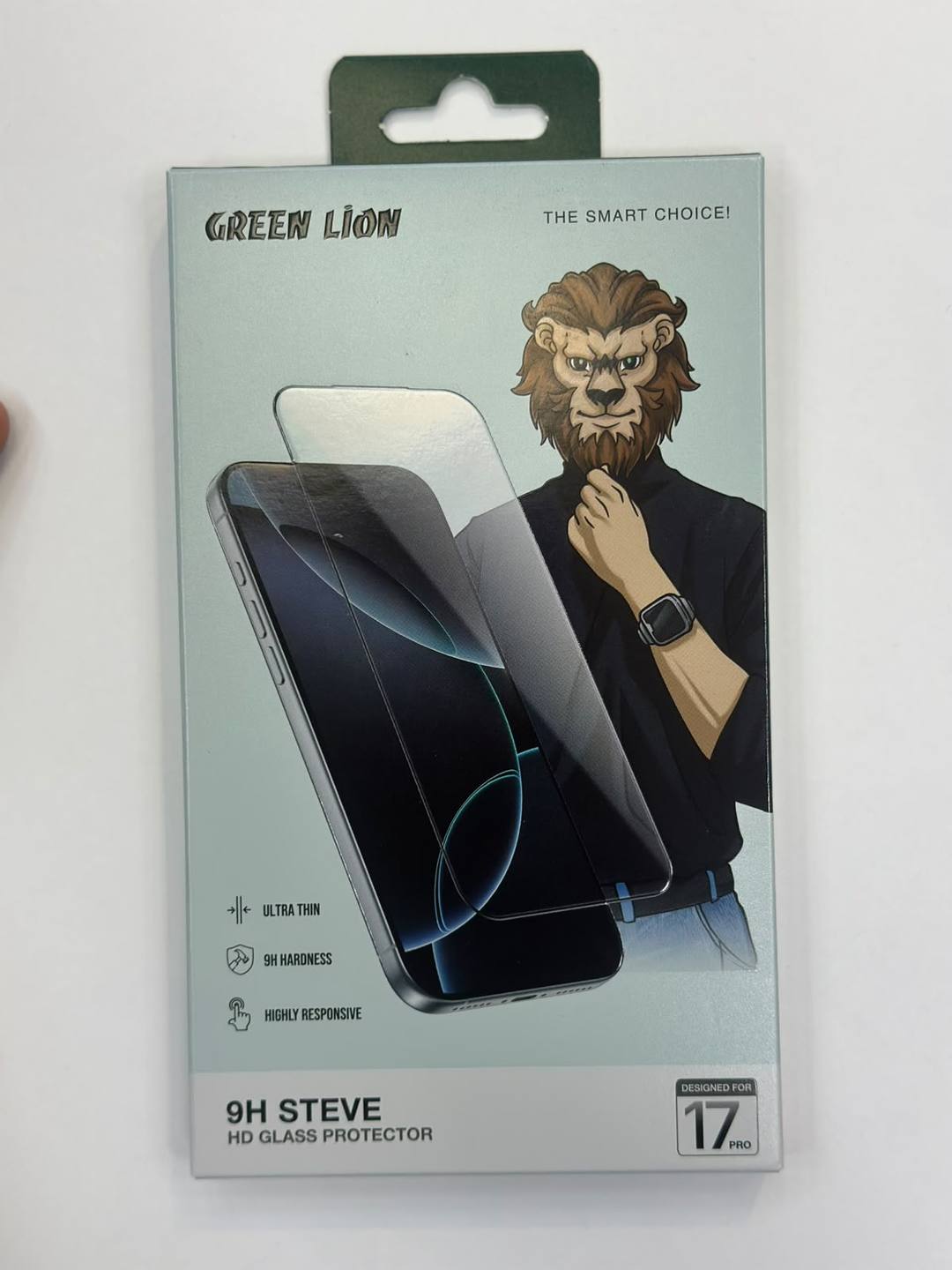 Green Lion Clear Tempered 17 pro