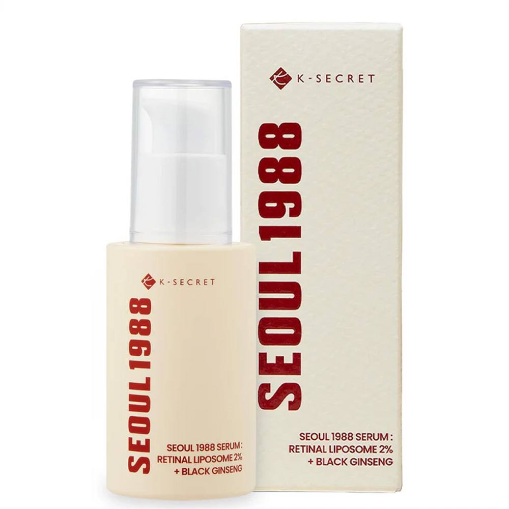 K-Secret SEOUL 1988 Serum: Retinal Liposome 2% + Black Ginseng – 30m