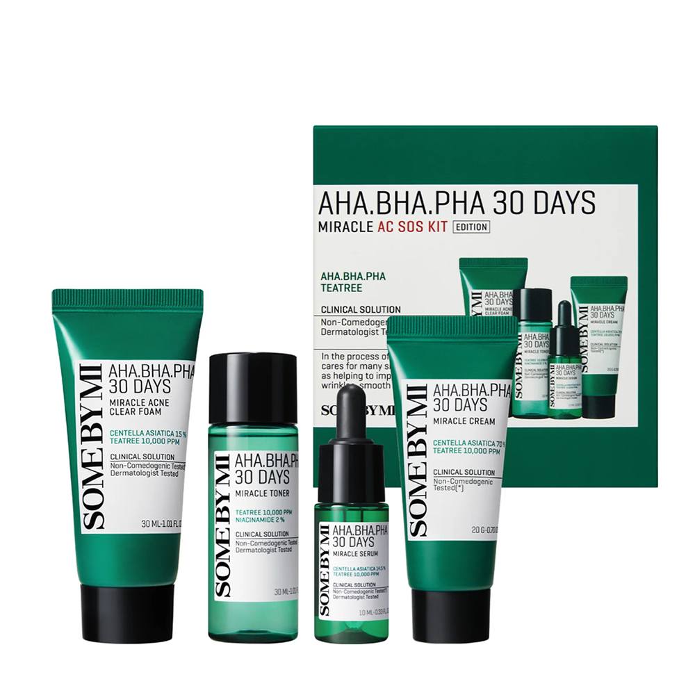 SOME BY MI AHA BHA PHA 30 Days Miracle AC SOS Kit (4-in-1)