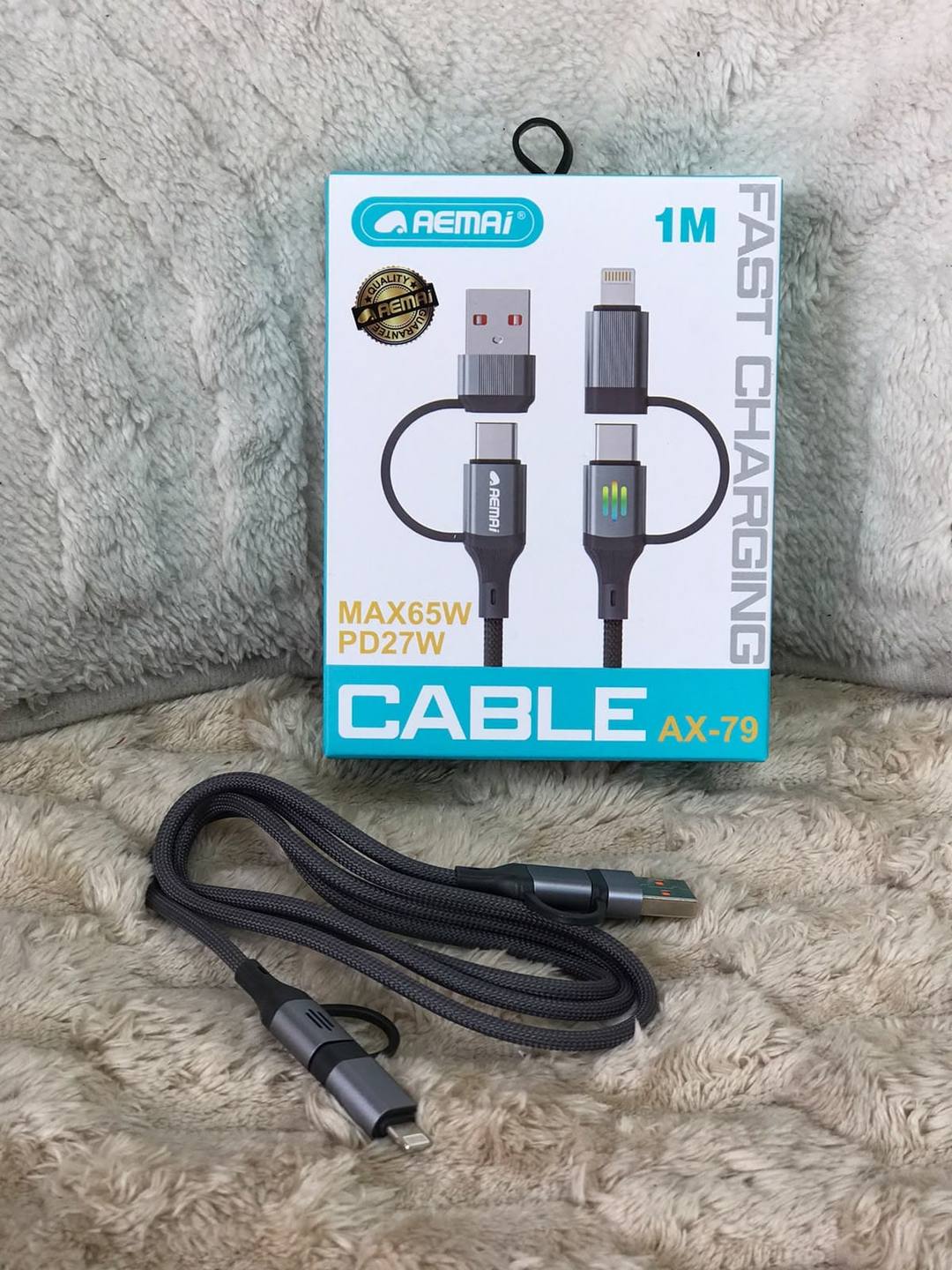 REMAI AX-79 4-IN-1 FAST CHARGING CABLE