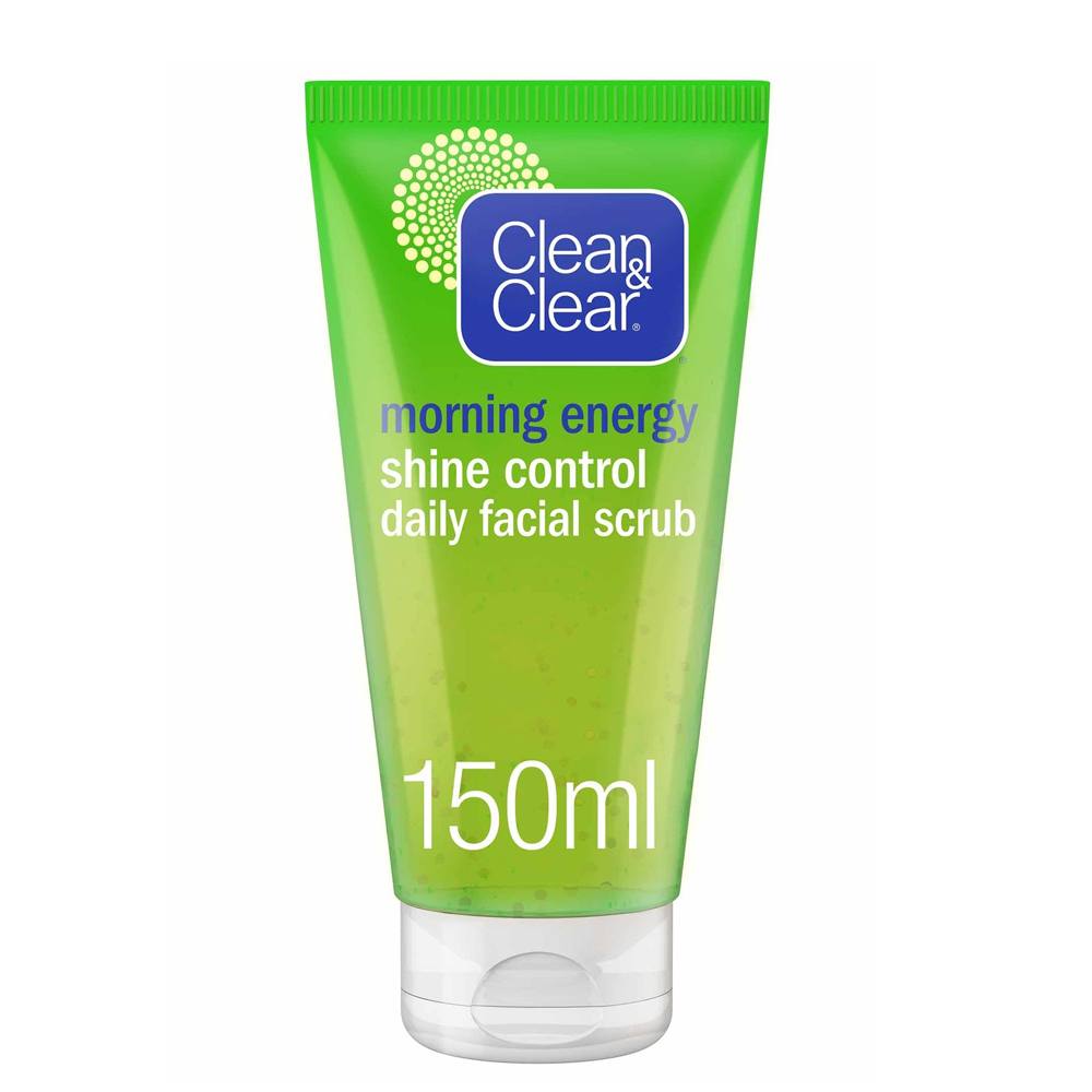 Clean & Clear Morning Energy Shine Control Daily Facial Scrub 150ml