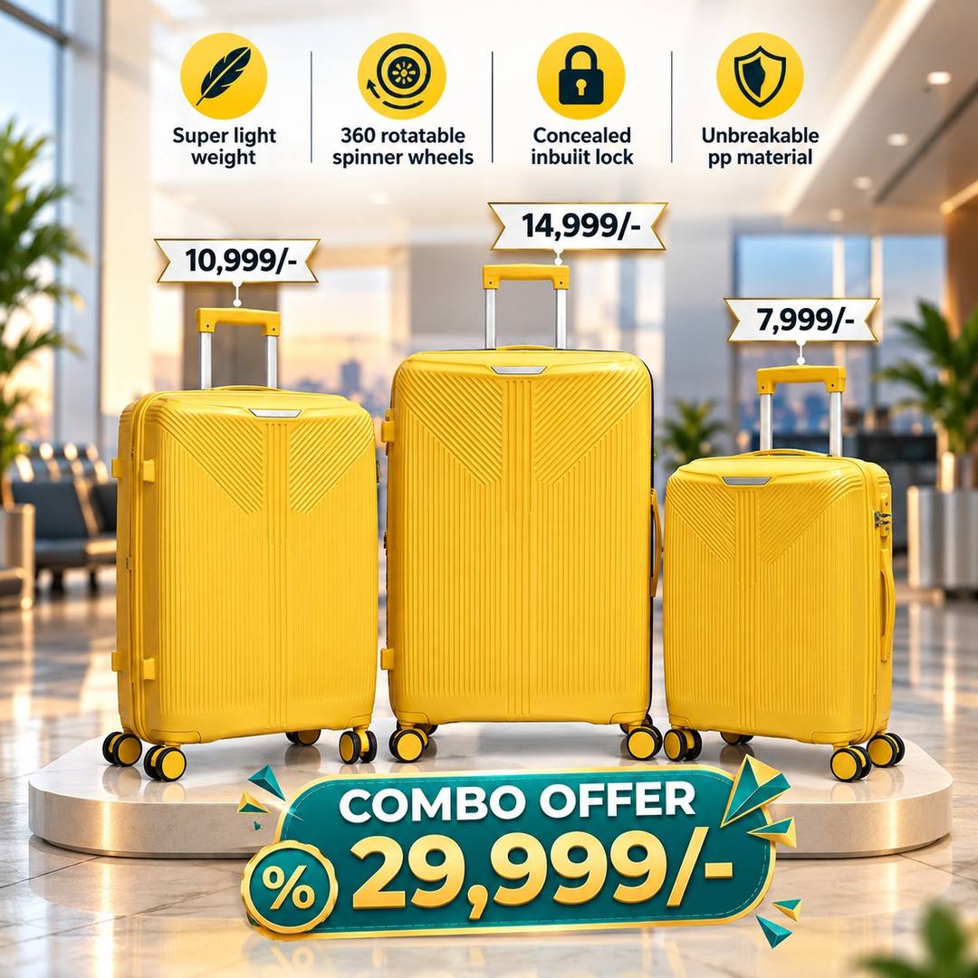 8052 PP 🧳🙌 UNBREAKABLE LUGGAGE