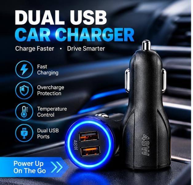 REMAX C1 48W SUPER FAST CAR CHARGER