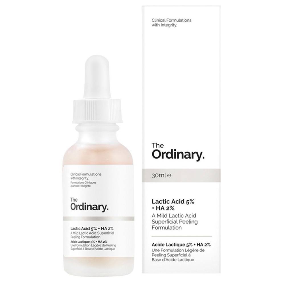The Ordinary Lactic Acid 5% + HA A mild lactic acid superficial peeling formulation 30m