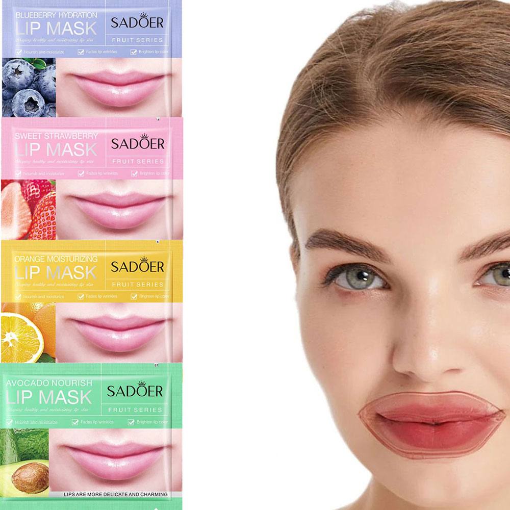 Lip Mask Fruit Series (4 Piece Set) – Moisturizing lip skin