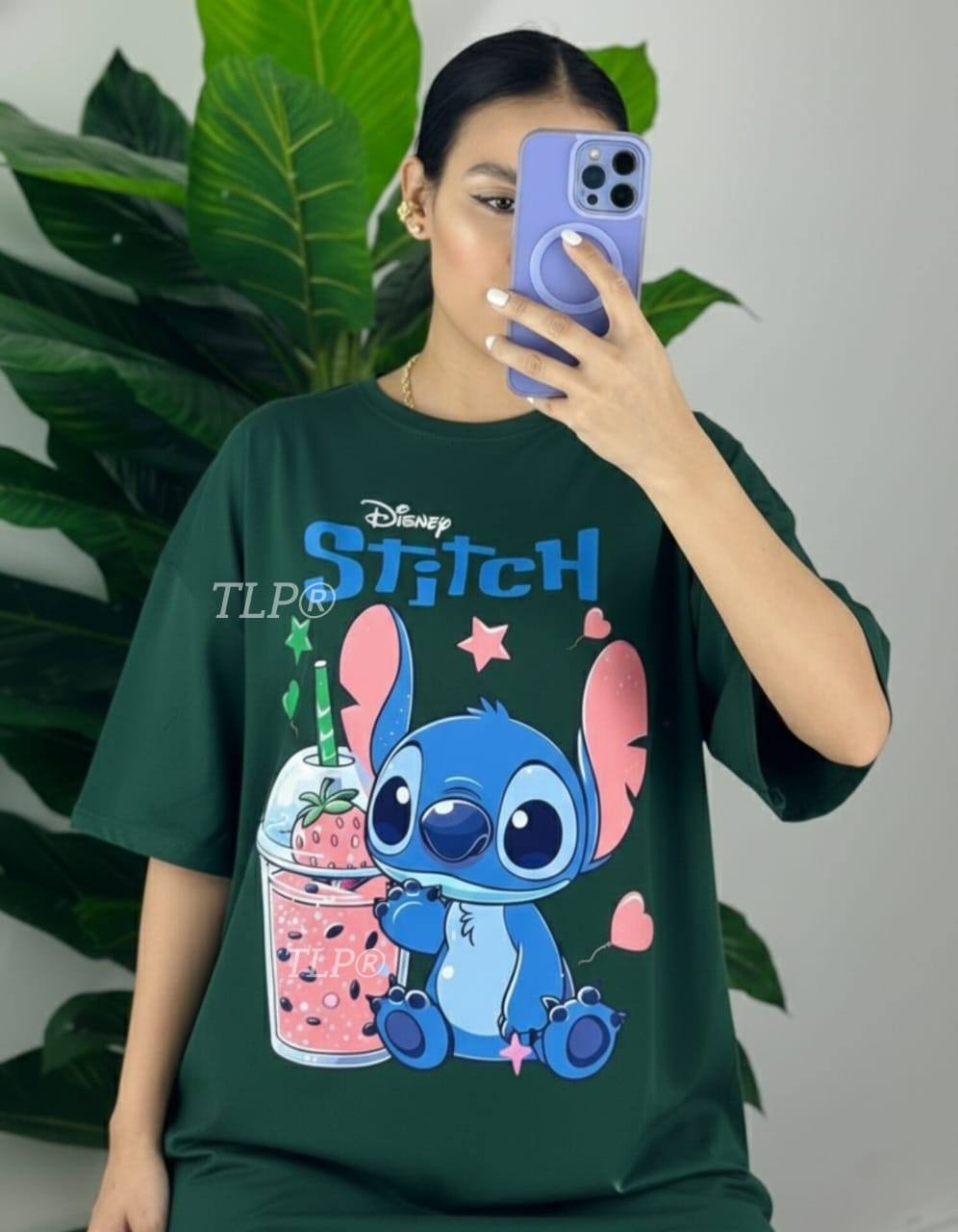 STITCH PRINTED JERSEY T-SHIRT FOR SALE