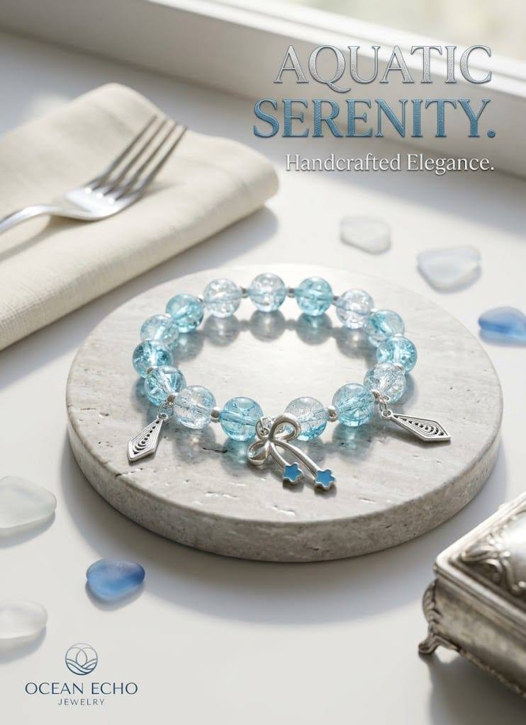 BEADED CHARM BRACELET