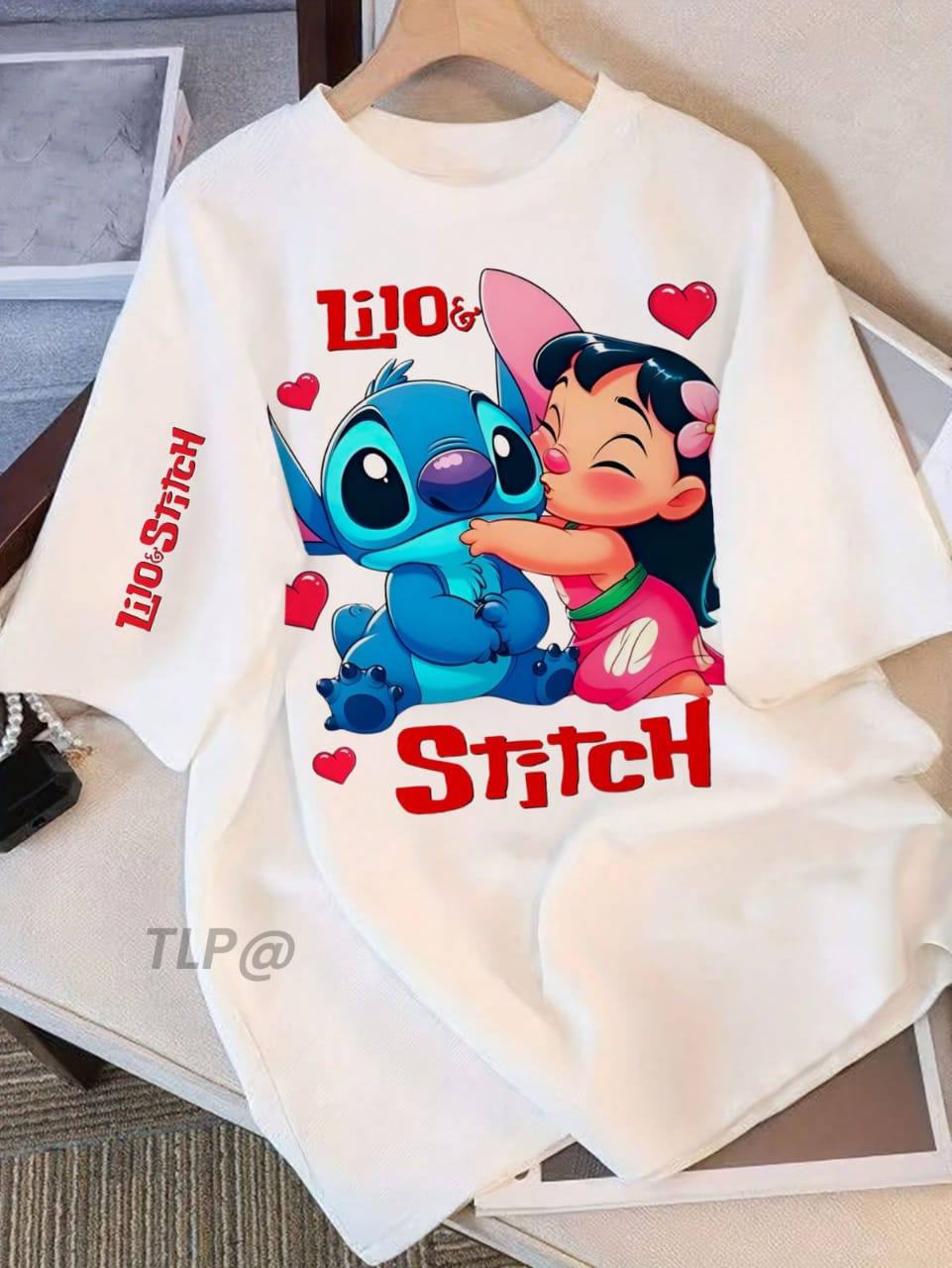 STITCH PRINTED JERSEY T-SHIRT FOR SALE