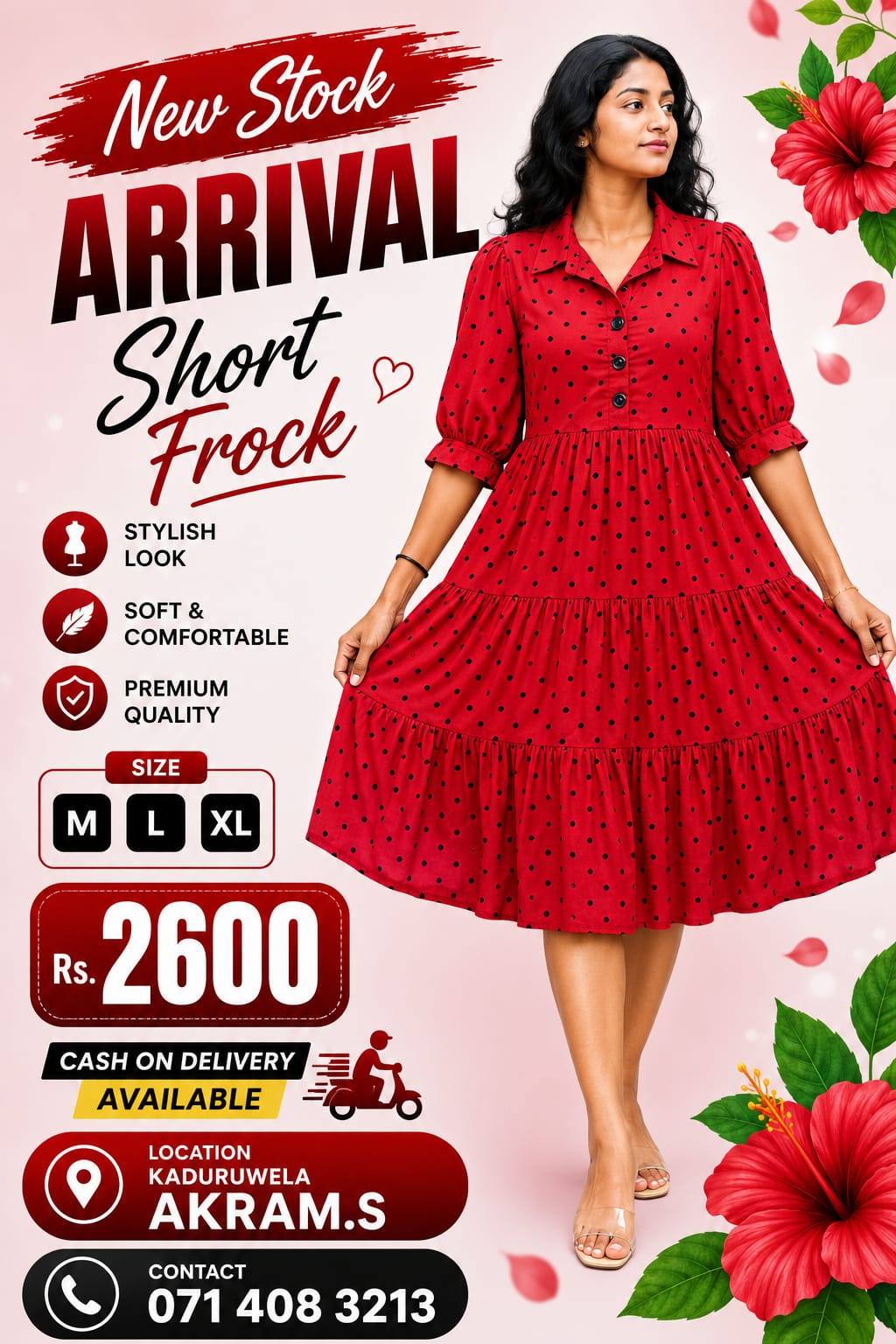 Georgette Material Short Frock