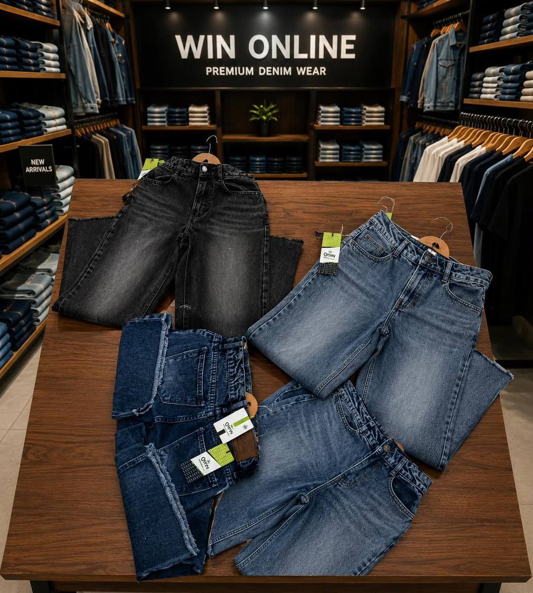 New Collection Ladies Acid Wash Denim