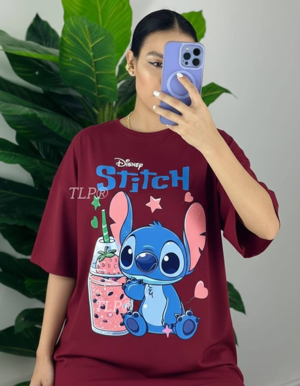 STITCH PRINTED JERSEY T-SHIRT FOR SALE