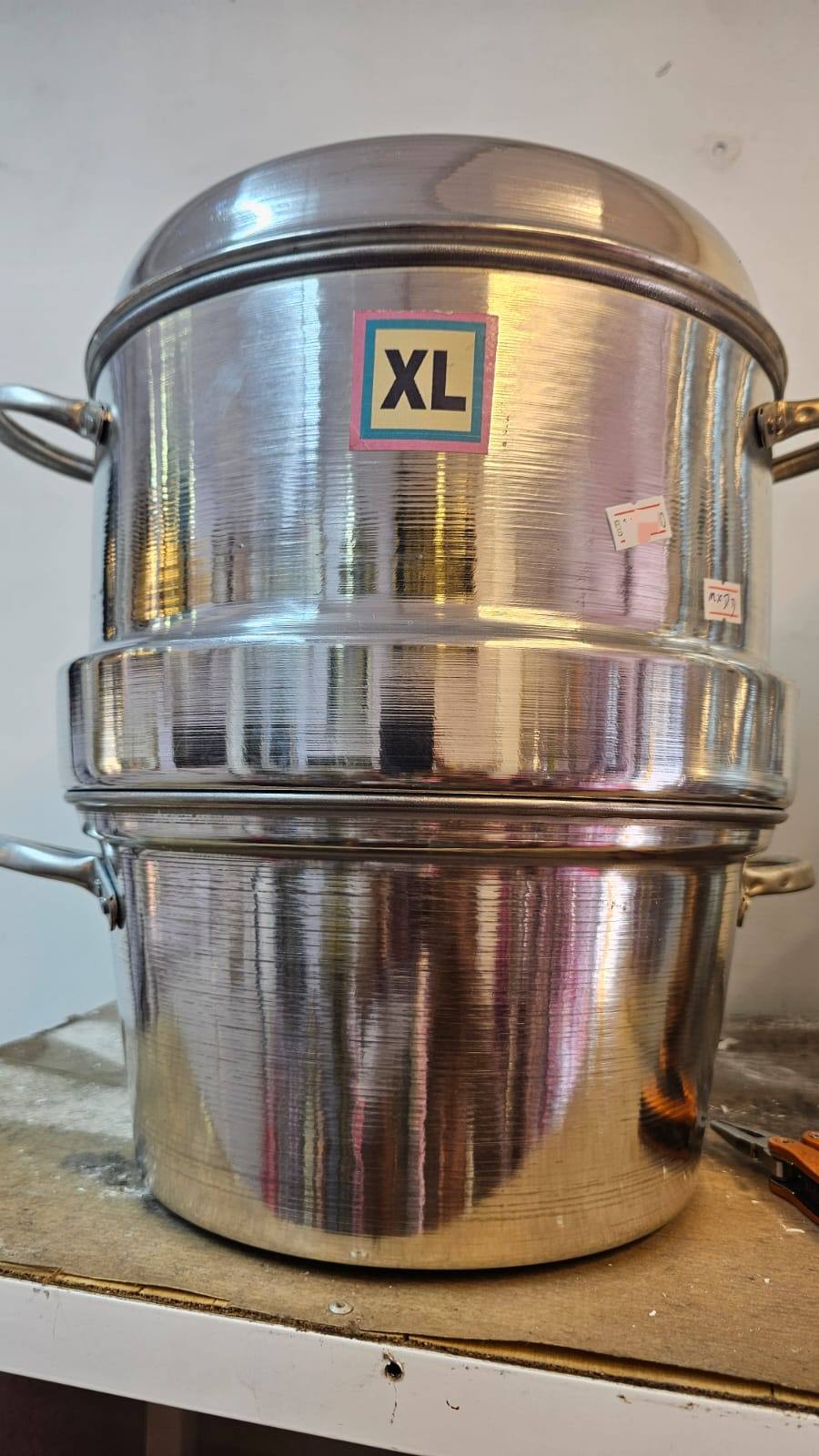 XL SIZE ALUMINIUM STEAMER – NOW AVAILABLE!