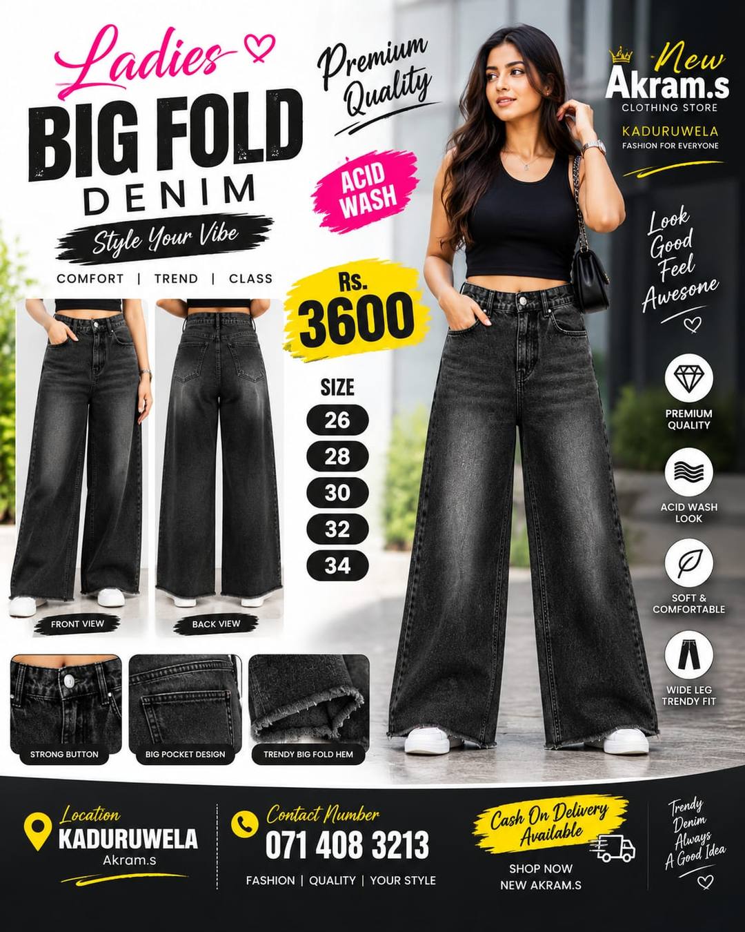 Premium Ladies Denim โ Trendy & Stylish