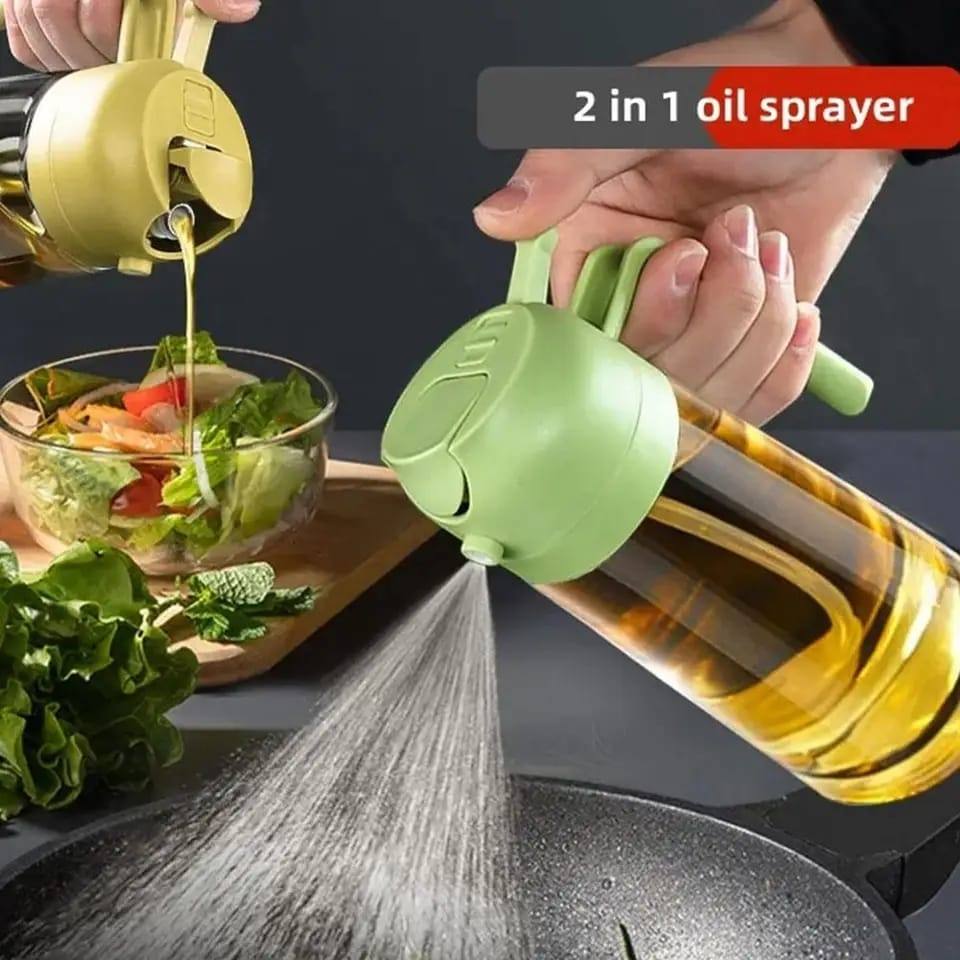 470ML Kitchen Olive Oil Dispenser & Spray Bottle