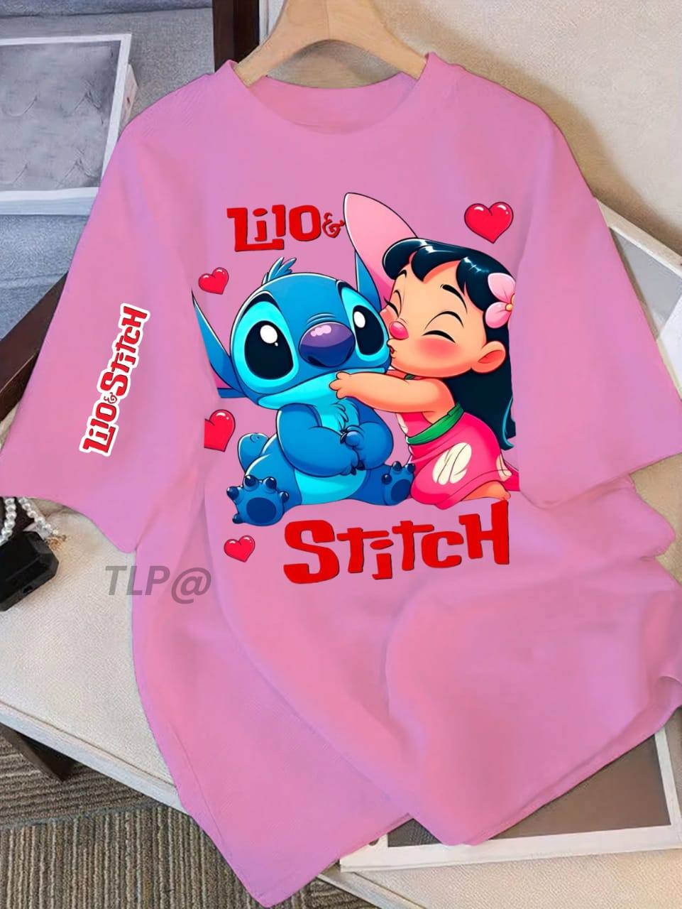 STITCH PRINTED JERSEY T-SHIRT FOR SALE