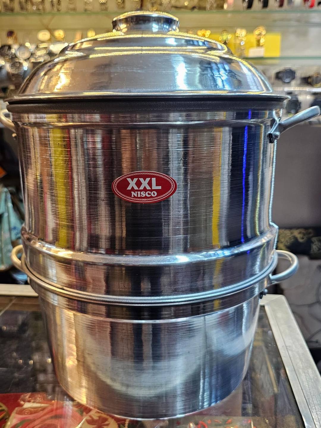 XXL SIZE ALUMINIUM STEAMER FOR SALE