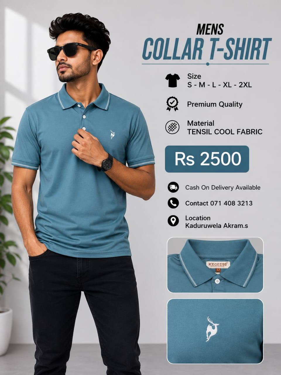 Mens Collar T-Shirt