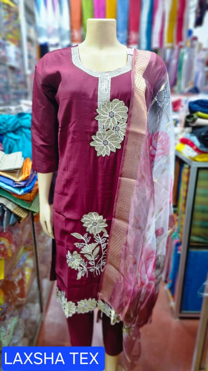 MAROON SALWAR COLLECTION FOR SALE - LAXSHA TEX