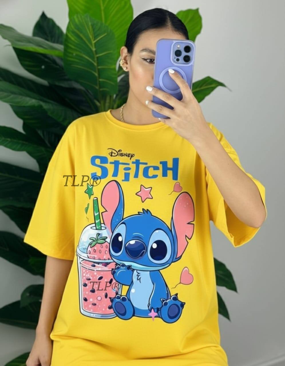 STITCH PRINTED JERSEY T-SHIRT FOR SALE