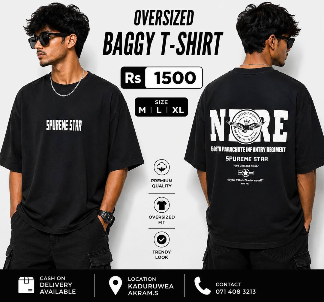 OVERSIZED BAGGY T-SHIRT
