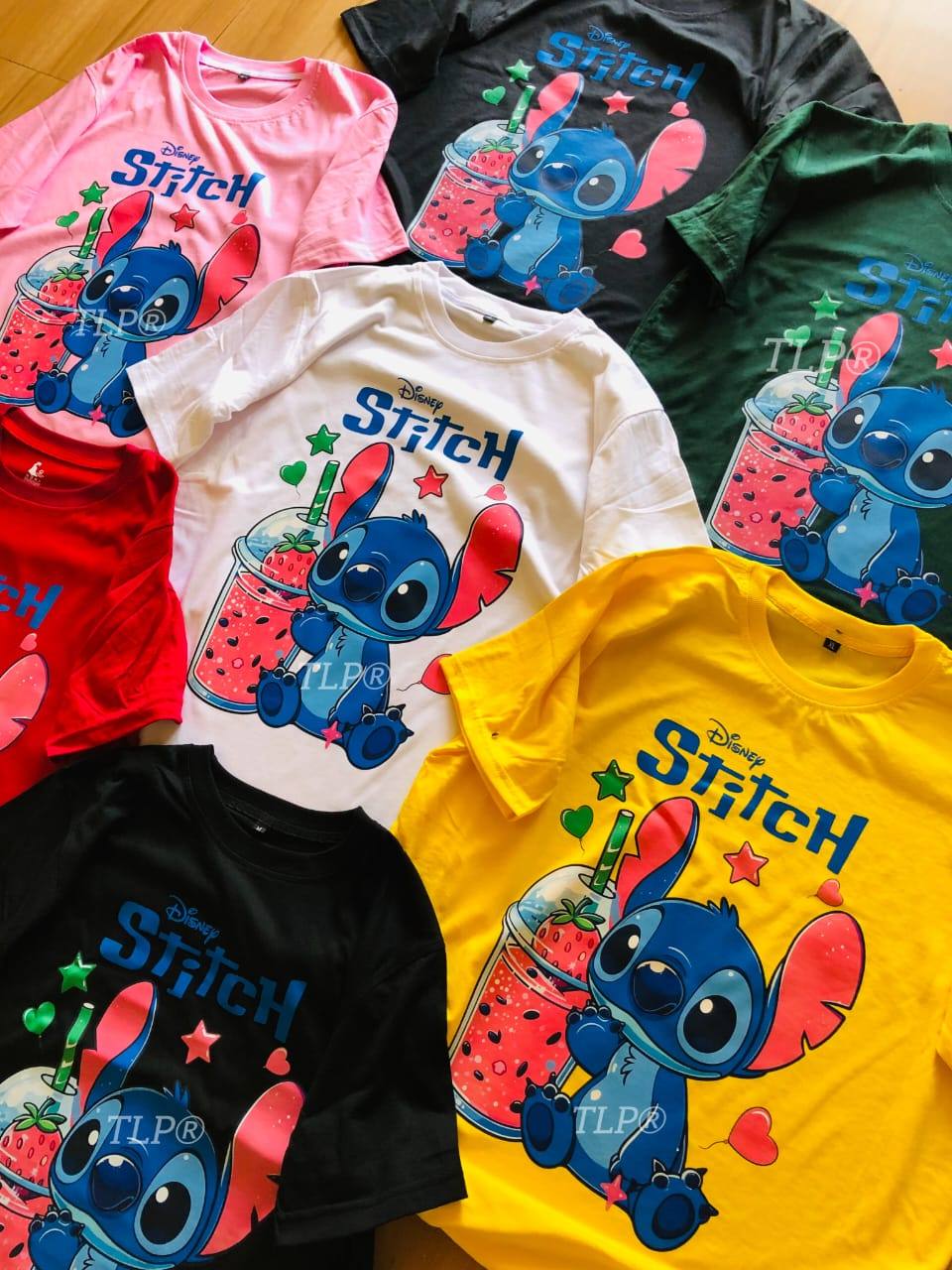 STITCH PRINTED JERSEY T-SHIRT FOR SALE