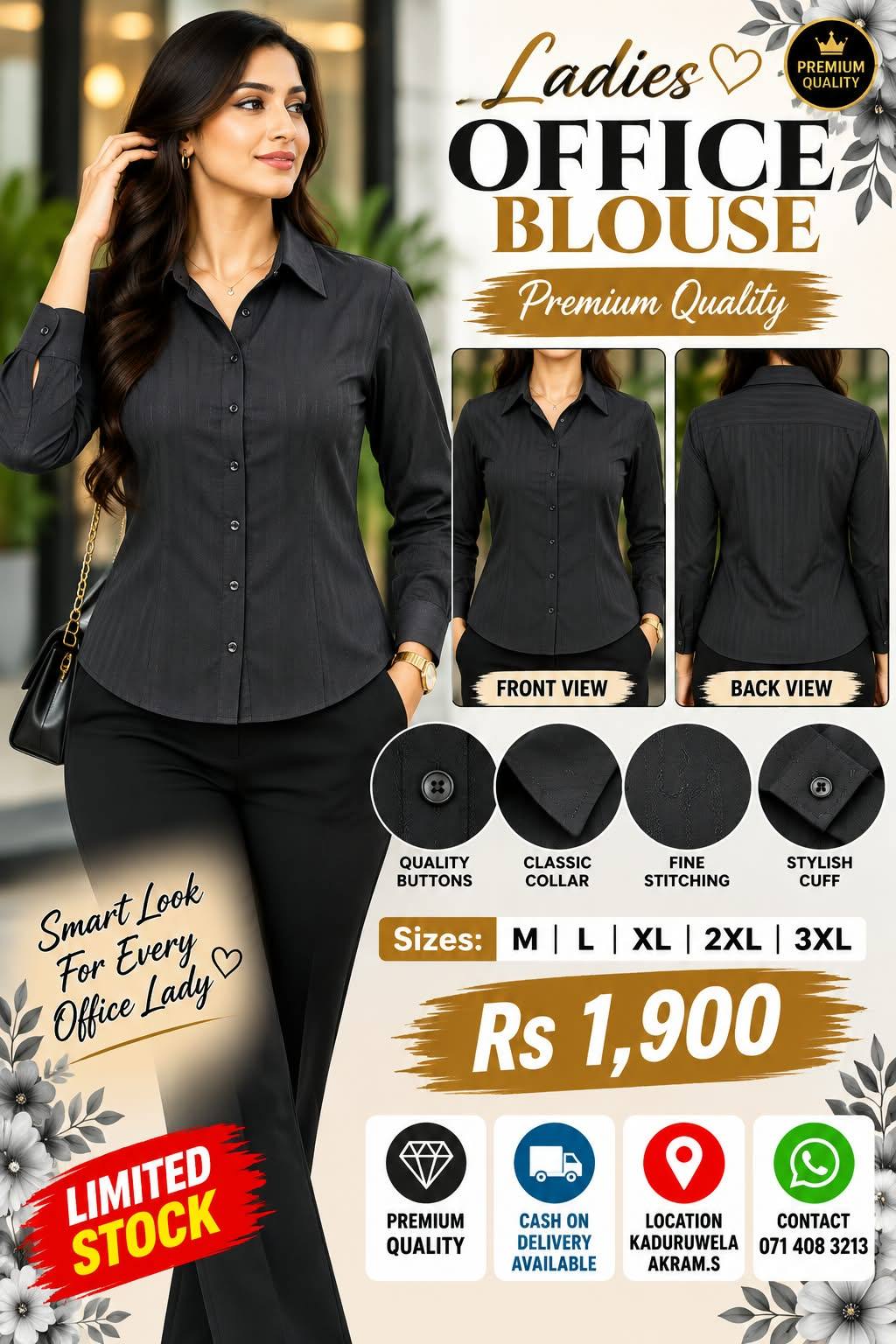 LADIES OFFICE BLOUSE
