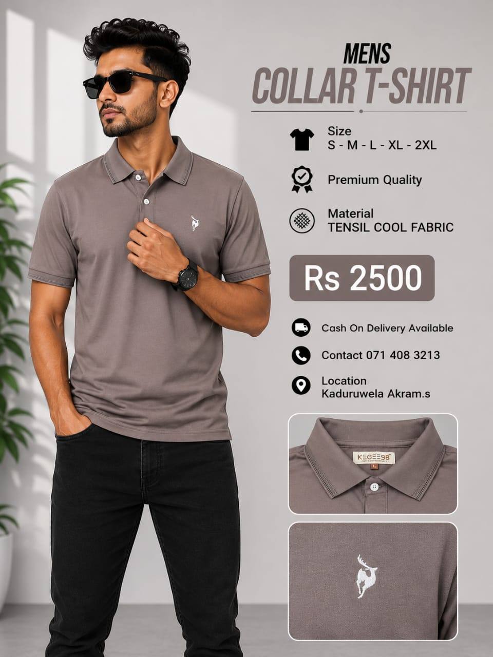Mens Collar T-Shirt