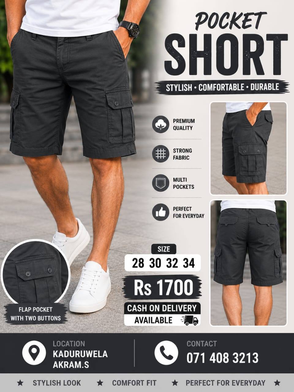 Trendy Cargo Shorts