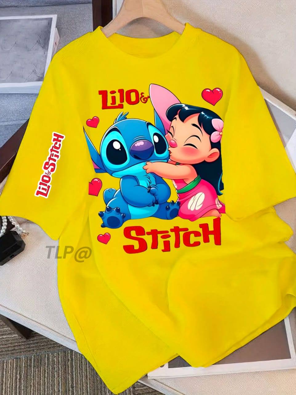 STITCH PRINTED JERSEY T-SHIRT FOR SALE