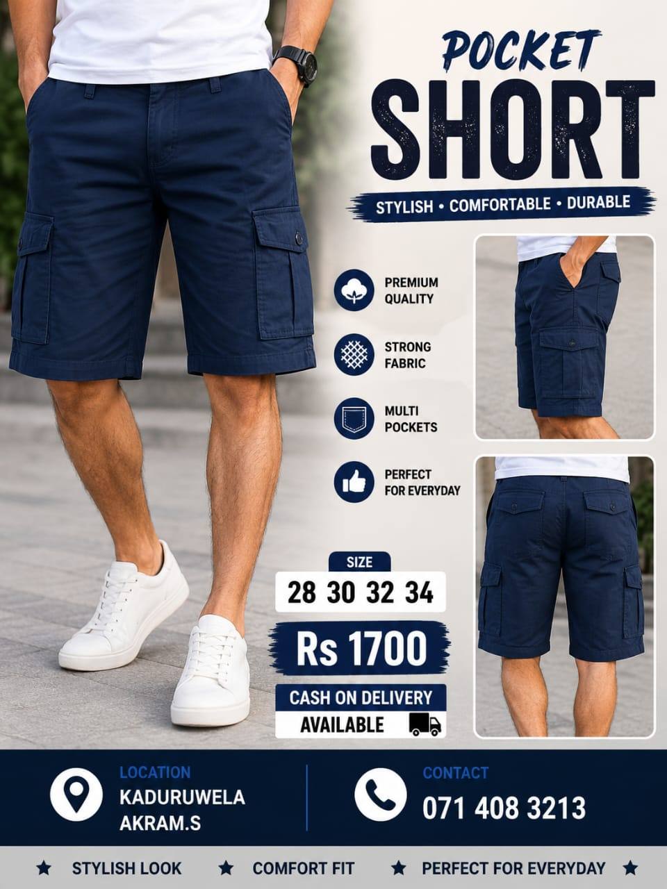 Pocket Cargo Shorts
