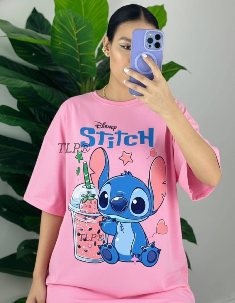 STITCH PRINTED JERSEY T-SHIRT FOR SALE