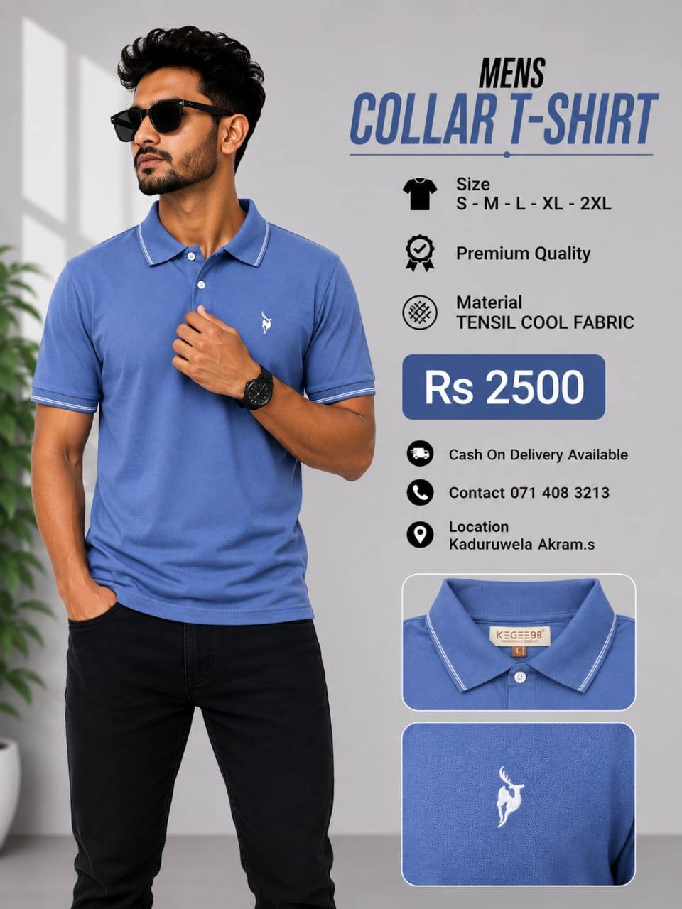 Mens Collar T-Shirt