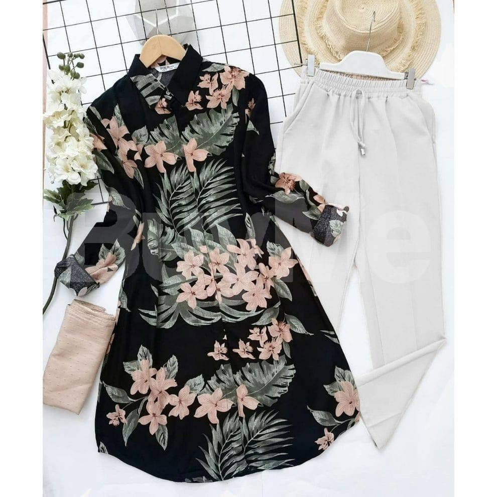 KURTI AND PLAZZO PANT SET