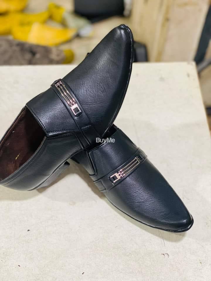 BLACK OFFICE SHOES - MEN