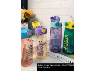 CARTOON DESIGN WATER BOTTLE - 520ML