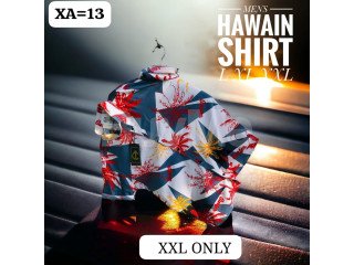 HAWAIN SHIRT - RED YELLOW AND GREY