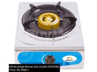 INFINITY SINGLE BURNER GAS COOKER