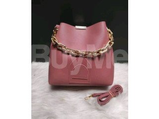 LADIES HANDBAGS - DARK PINK