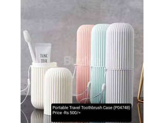 PORTABLE TRAVEL TOOTHBRUSH CASE