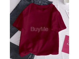 UNISEX PLAIN BAGGY NEW - MAROON