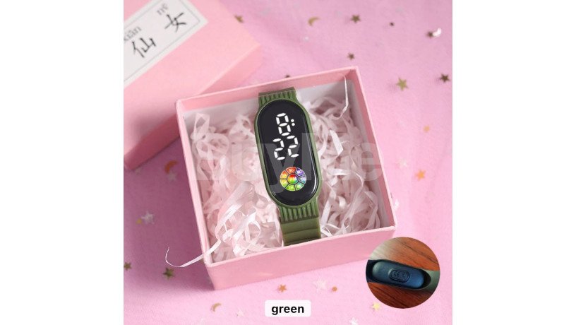 fashion-plain-color-touch-smart-watches-electronic-green-big-0