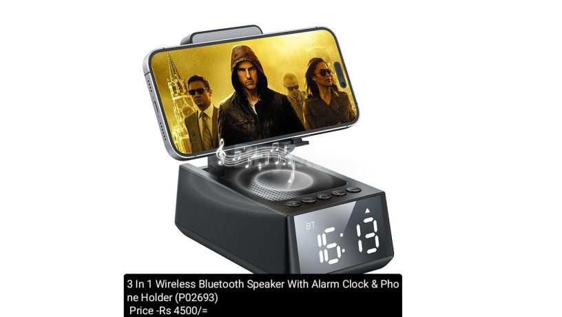 3-in-1-wireless-bluetooth-speaker-with-alarm-clock-phone-holder-big-0