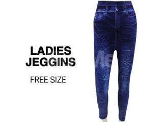 LADIES PREMIUM JEGGING - FREE SIZE BLUE