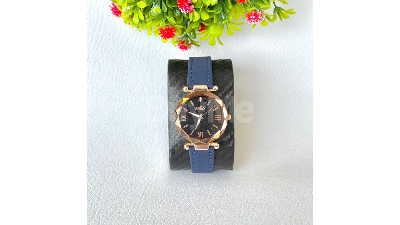 fashionable-ladies-lather-strap-wrist-watch-blue-big-0
