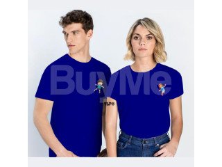 COUPLE T - SHIRTS - BLUE