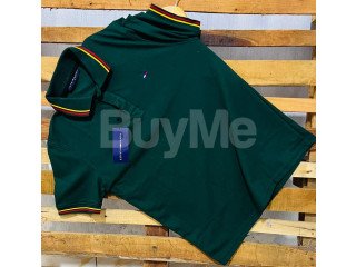 TOMMY COLLAR TSHIRTS - GREEN