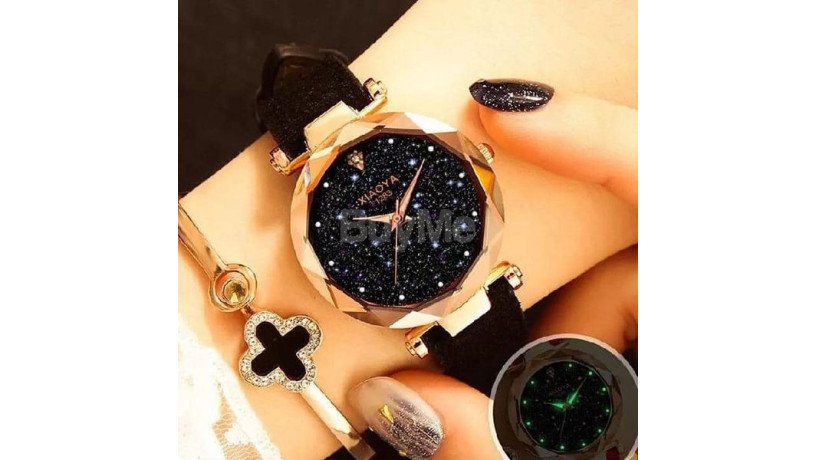 ladies-luminious-star-sky-watches-black-strap-big-0